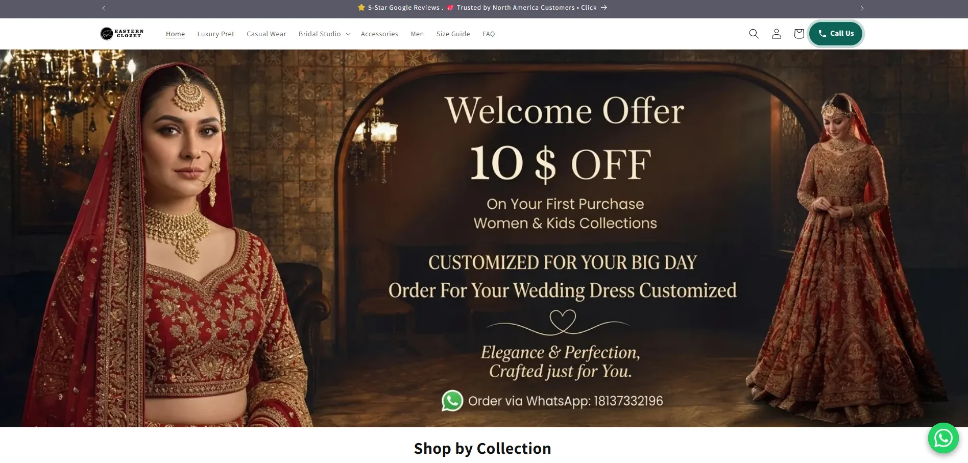 Eastern Clozet – E-commerce built by Query Logix